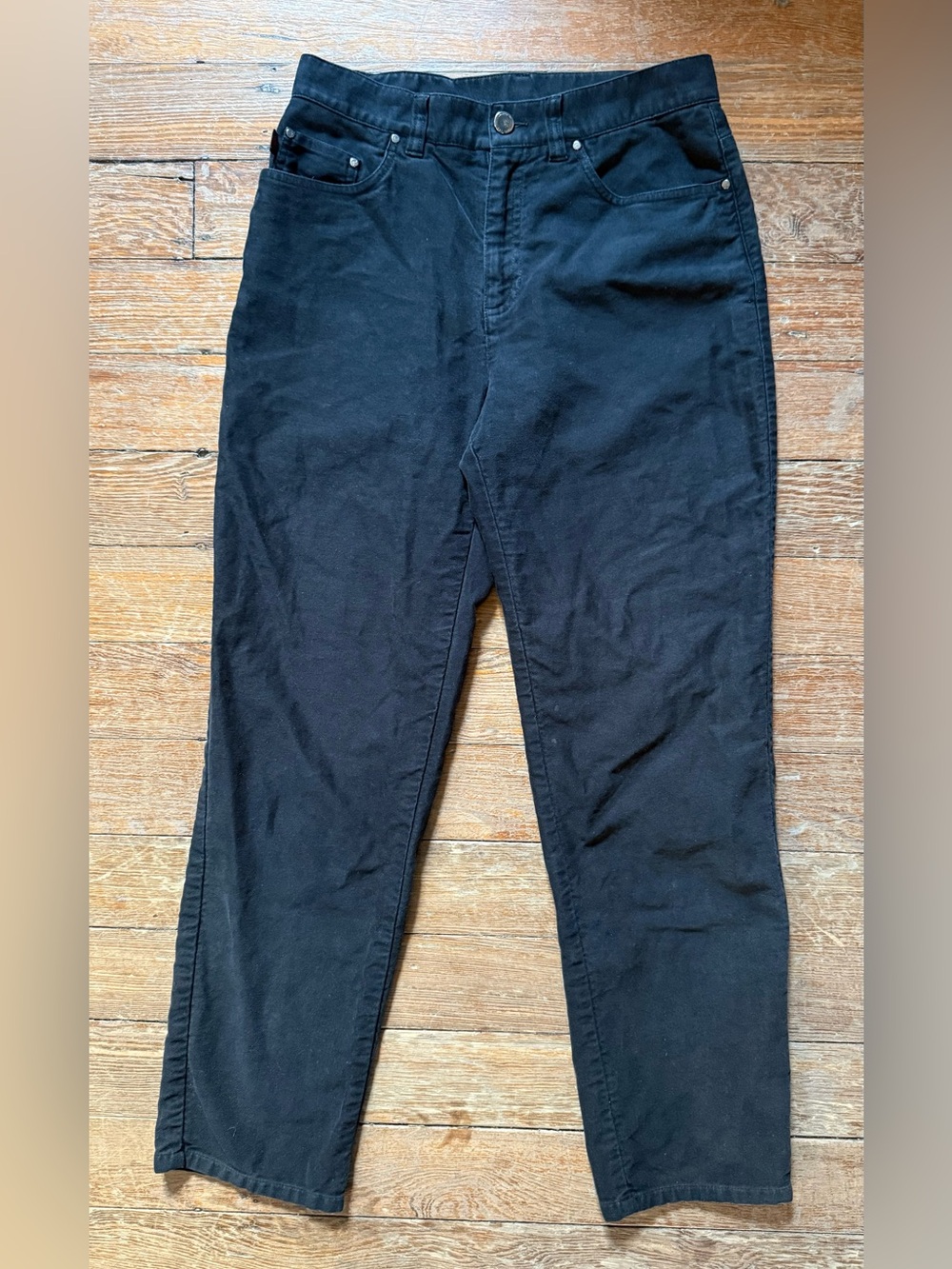 Vintage/Y2K Ralph Lauren Black Jeans - size 6 Petites - Picture 2 of 13